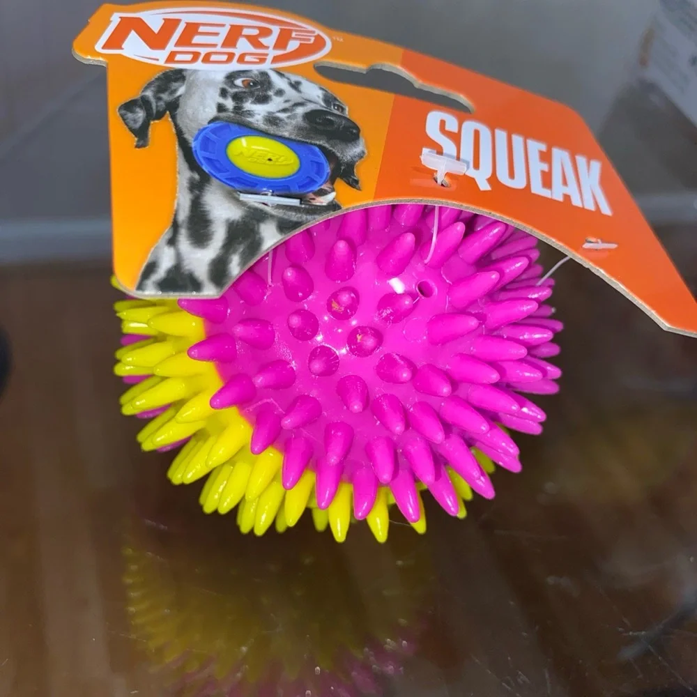 Brand New Nerf Squeak Spike Ball.